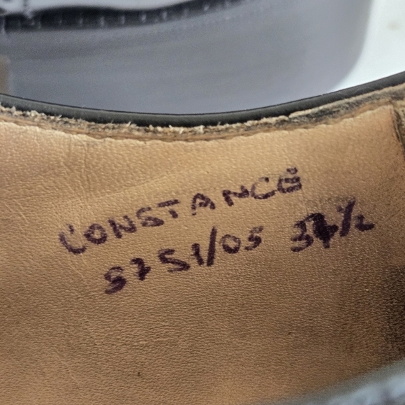 Church Constance Oxford Brogues Bkack Leather English Shoes size 37.5 or US 7.5 - Picture 15 of 16